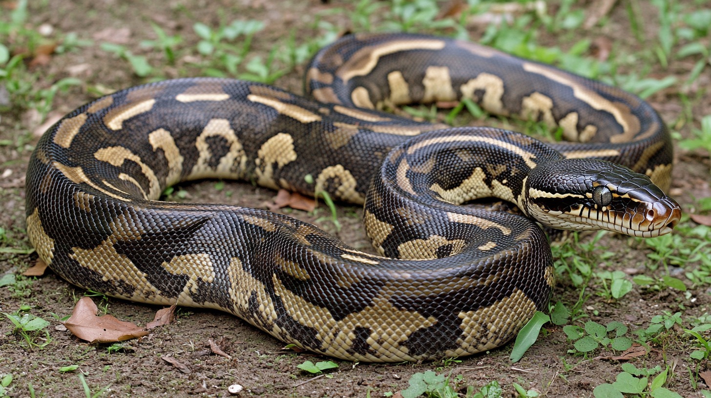 African Rock Python (Python sebae)