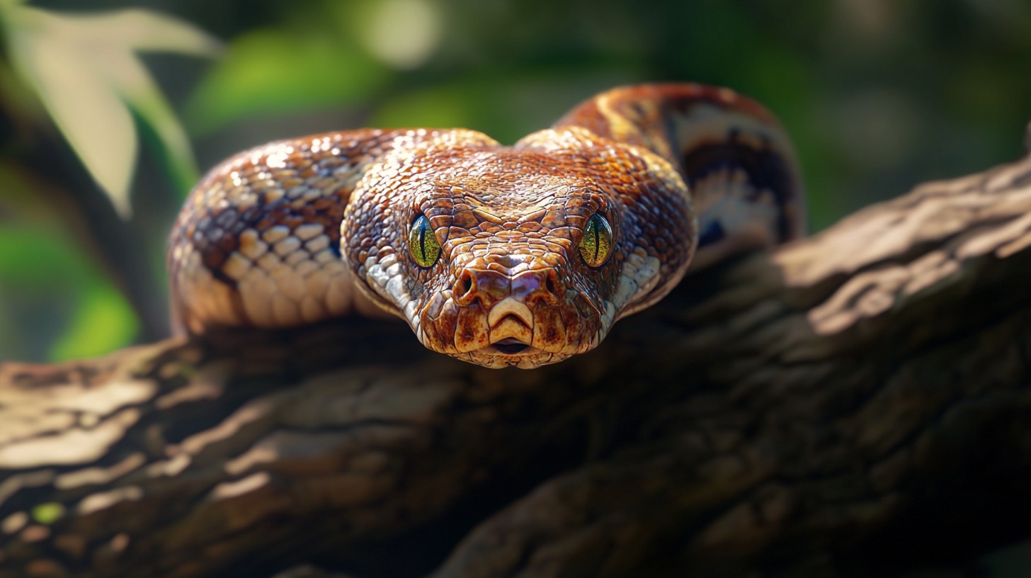 Indian Python (Python molurus)