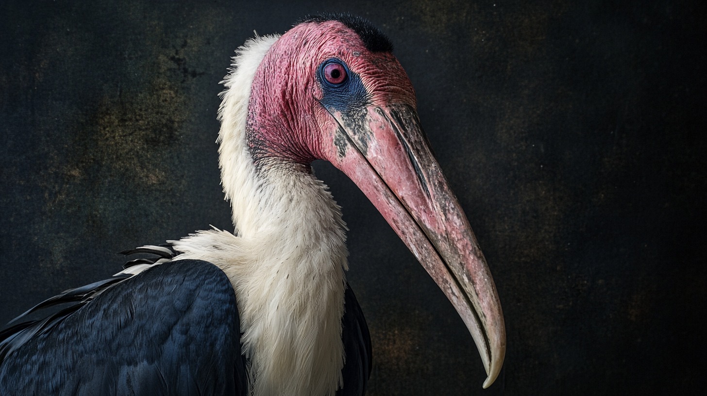 Marabou Stork (Leptoptilos crumenifer)